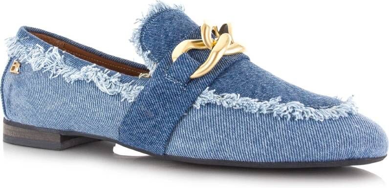 Babouche Pien loafers jeans blauw Textiel Loafers Dames