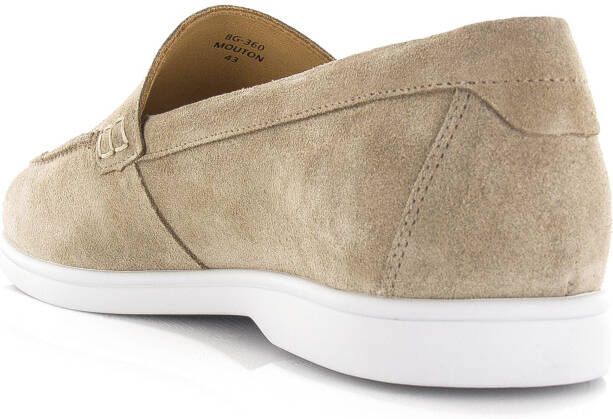 BLACKSTONE BG360 Mouton loafers van su Beige Suede Loafers Heren