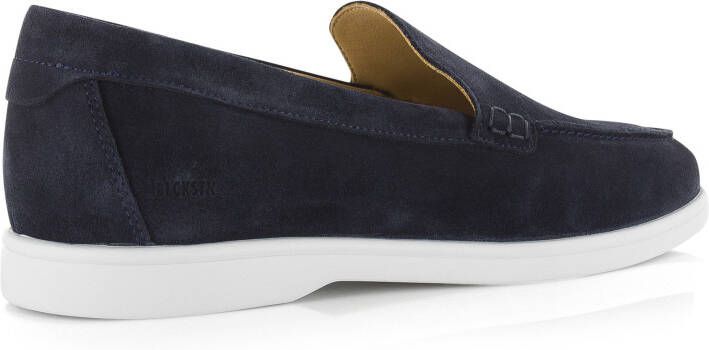 BLACKSTONE BG360 Navy loafers van suèd Blauw Suede Loafers Heren