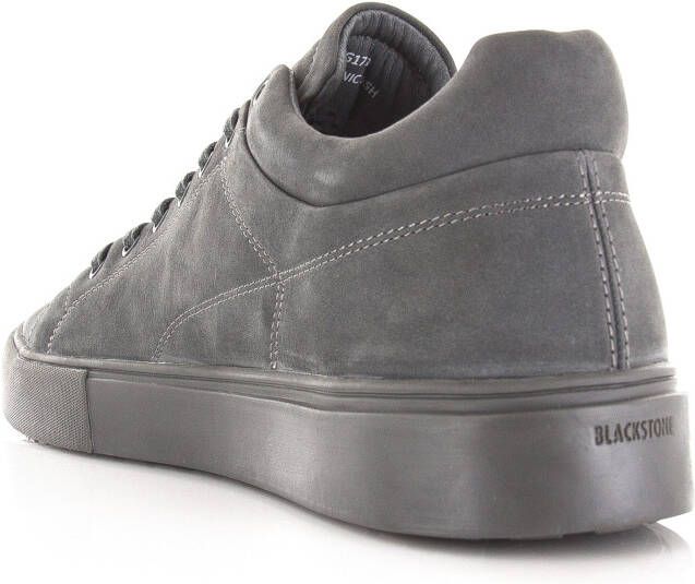 BLACKSTONE CG179 grijze leren sneakers Grijs Leer Lage sneakers Heren