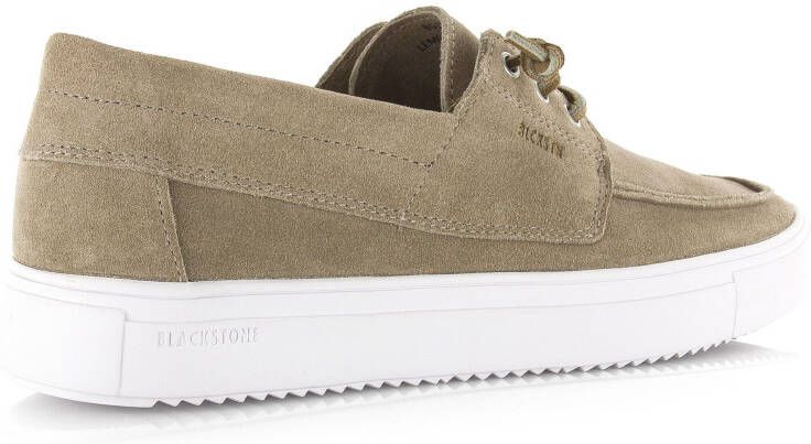 BLACKSTONE Dover | BG175 Lemon Pepper Beige Suede Lage sneakers Heren