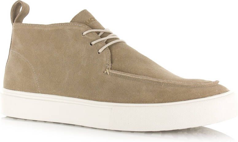 BLACKSTONE Ruby Jerrik herenschoenen Beige Suede Hoge sneakers Heren