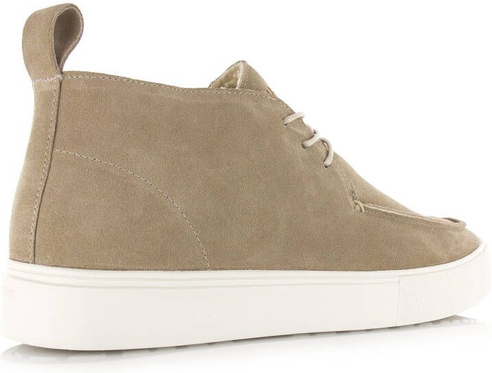 BLACKSTONE Ruby Jerrik herenschoenen Beige Suede Hoge sneakers Heren