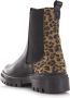 Bullboxer chelsea boot met panterprint Zwart Leer Chelsea boots Dames - Thumbnail 3