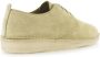 Clarks Coal London Beige Suede Lage veterschoenen - Thumbnail 9