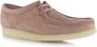 Clarks Wallabee Roze Nubuck Casual veterschoenen Dames - Thumbnail 4