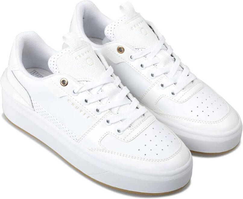 Cruyff Endorsed Tennis sneakers wit Leer Lage sneakers Dames