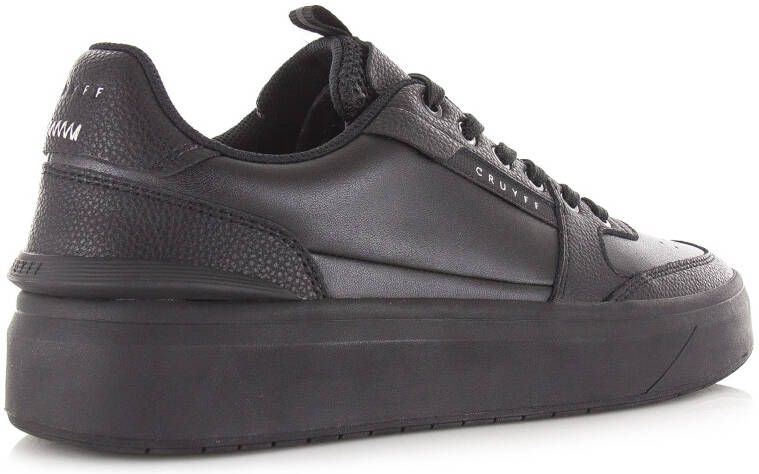 Cruyff Endorsed Tennis zwarte sneakers Zwart Leer Lage sneakers Heren