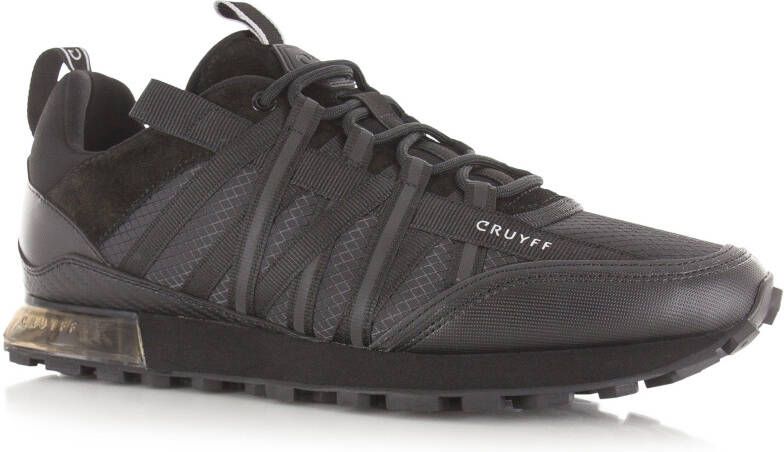 Cruyff Fearia Zwart Leer Lage sneakers Heren