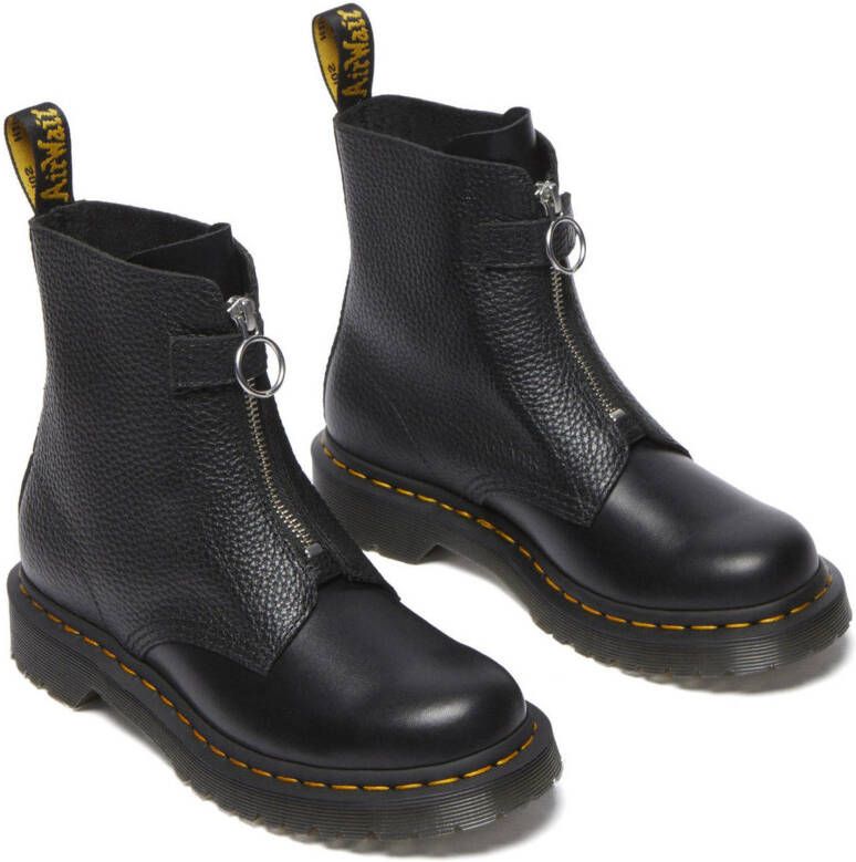 Dr martens Dr. Martens 1460 Pascal front zipper Zwart Leer Biker boots Dames