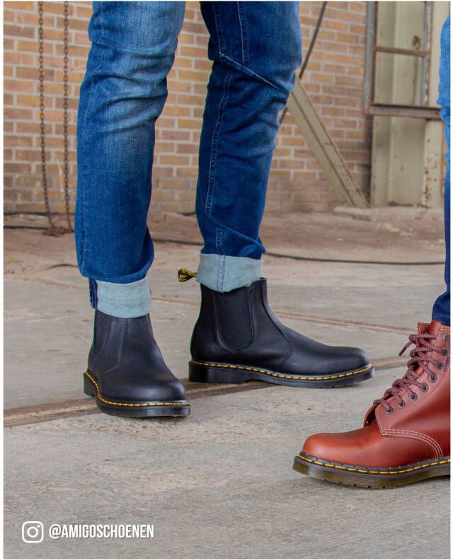 Dr martens 2976 Zwart Leer Chelsea boots Heren