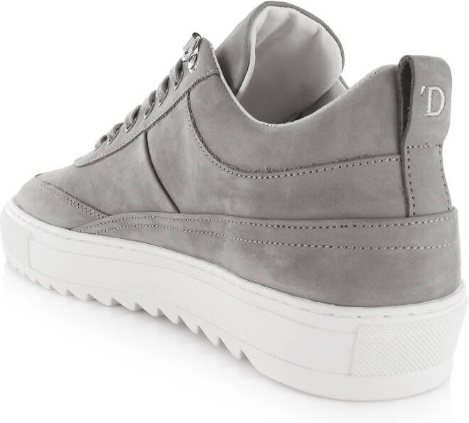 Dutch&apos;D Myth Grijs Leer Lage sneakers Heren