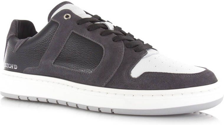 Dutch&apos;D Rune Stone Grey Grijs Suede Lage sneakers Heren