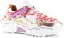 DWRS LABEL DWRS ORION metallic sneakers roze wit Roze Mesh Lage sneakers Dames - Thumbnail 7