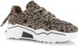 DWRS LABEL DWRS Jupiter leopard sneakers Beige Leer Lage sneakers Dames - Thumbnail 12