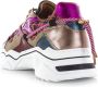 DWRS LABEL DWRS Jupiter tweed beige fuchsia Beige Leer Lage sneakers Dames - Thumbnail 8