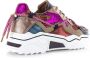 DWRS LABEL DWRS Jupiter tweed beige fuchsia Beige Leer Lage sneakers Dames - Thumbnail 9