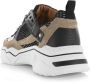 DWRS LABEL Pluto black beige Zwart Suede Lage sneakers Dames - Thumbnail 5