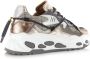 DWRS LABEL Saturnus | grey stone Grijs Leer Lage sneakers Dames - Thumbnail 5