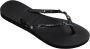 Havaianas Slim Luxury Swarovski-krista Zwart Rubber Teenslippers Dames - Thumbnail 6