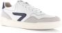 Hub Court | White Blue Ice Ivory Wit Leer Lage sneakers Heren - Thumbnail 3