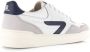 Hub Court | White Blue Ice Ivory Wit Leer Lage sneakers Heren - Thumbnail 5