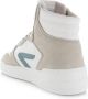 Hub Court-z High Sneakers Leren Sneaker Dames Wit - Thumbnail 5