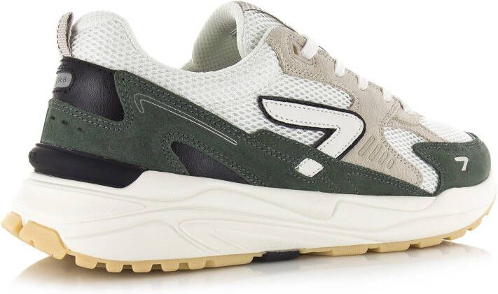 Hub Grid | off white sage green Wit Suede Lage sneakers Heren