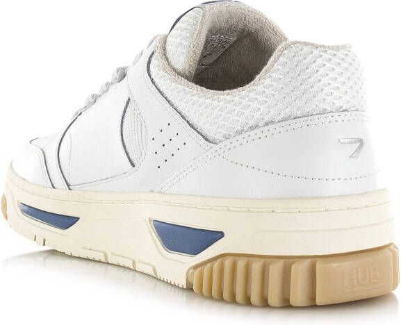 Hub Thrill | white elemental blue Wit Leer Lage sneakers Heren