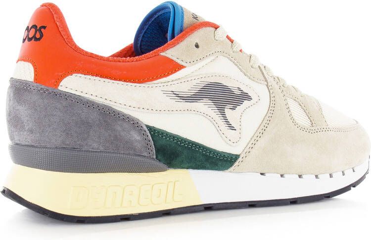 Kangaroos Coil R1 OG Beige Mesh Lage sneakers Heren