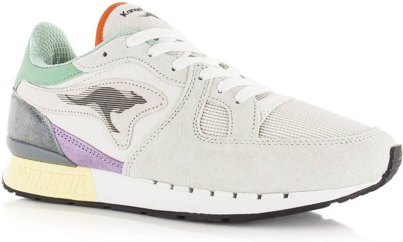 Kangaroos Coil R1 OG Wit Mesh Lage sneakers Dames