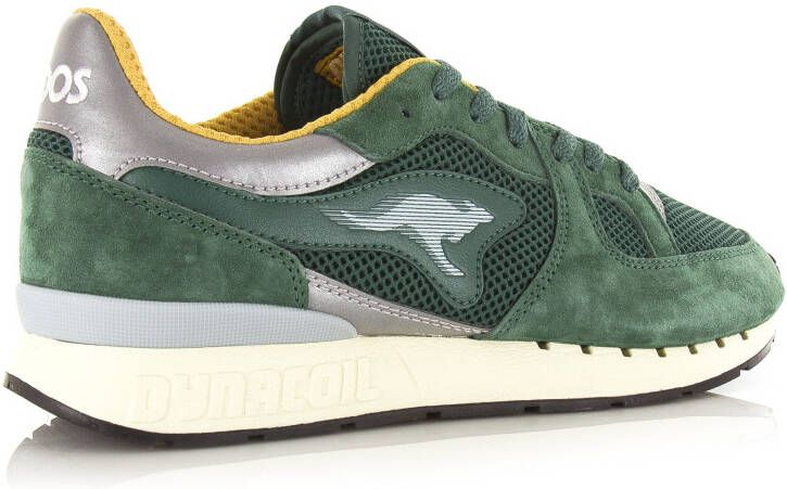 Kangaroos Coil R1 Tech | Evergreen Mus Groen Mesh Lage sneakers Heren