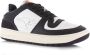 Kangaroos Game Lo Black White Zwart Leer Lage sneakers Unisex - Thumbnail 6