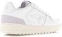 Kangaroos Game Lo White Wit Leer Lage sneakers Unisex - Thumbnail 5