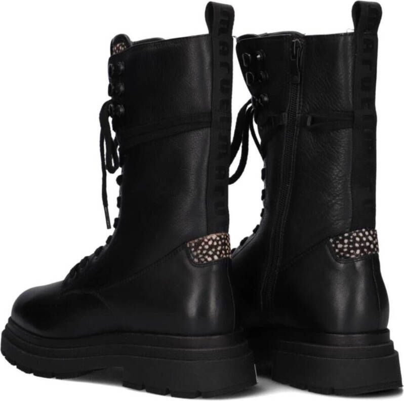 Maruti Remy leren veterboots zwart Leer Veterboots Dames