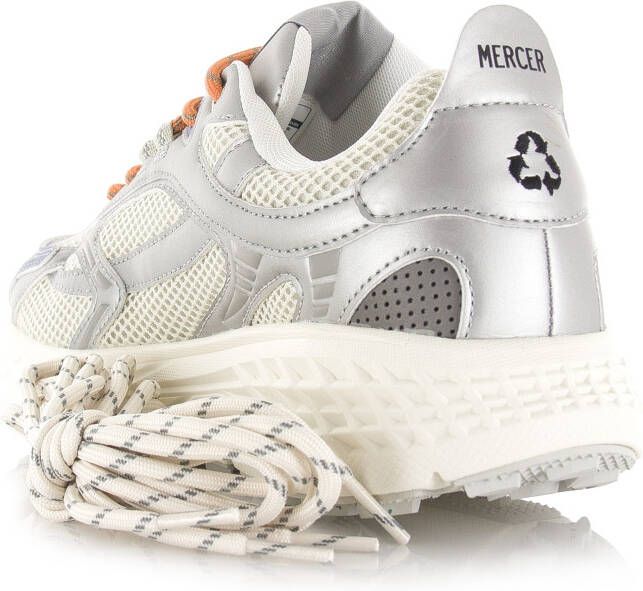 Mercer Amsterdam Mercer The Re-Run MAX silver surfer Zilver Mesh Lage sneakers Dames