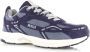 Mercer Amsterdam Mercer The Re-Run Washed Canvas navy Blauw Mesh Lage sneakers Unisex - Thumbnail 4