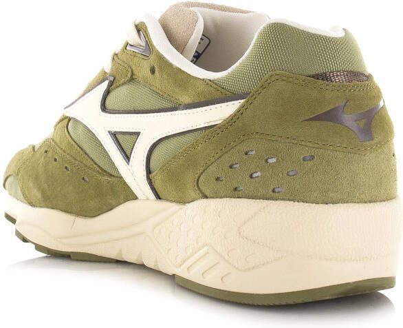 Mizuno Contender olive drab smoke green Groen Suede Lage sneakers Unisex