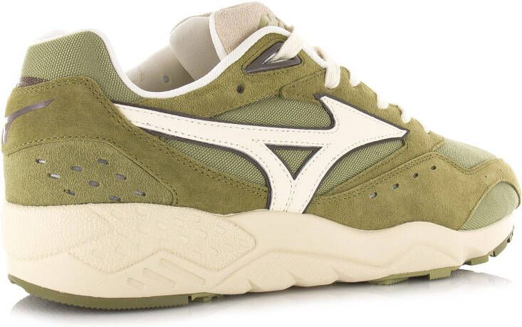 Mizuno Contender olive drab smoke green Groen Suede Lage sneakers Unisex