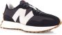 New Balance 327 black moonbeam Zwart Leer Lage sneakers Dames - Thumbnail 4