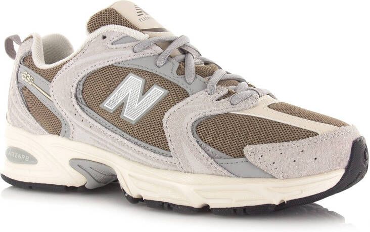 New Balance 530 Moonrock Mushroom Grijs Mesh Lage sneakers Dames