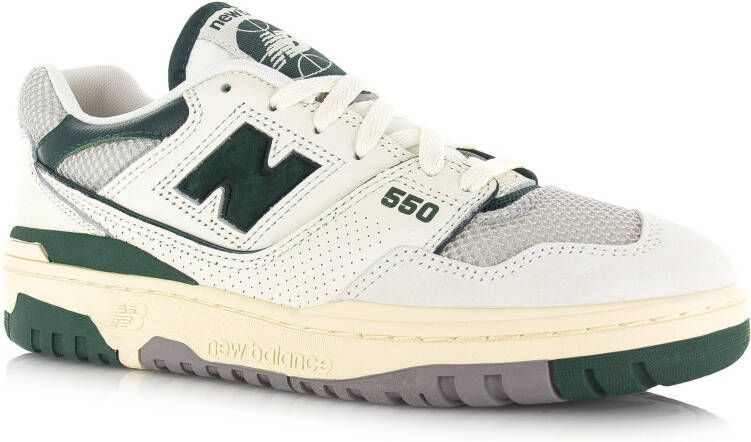 New Balance 550 | sea salt marsh green Wit Leer Lage sneakers Unisex