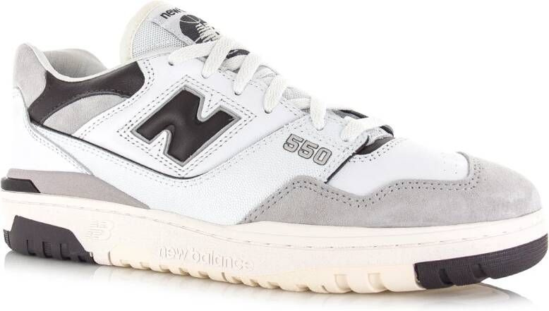 New Balance 550 sneakers white black Wit Leer Lage sneakers Unisex