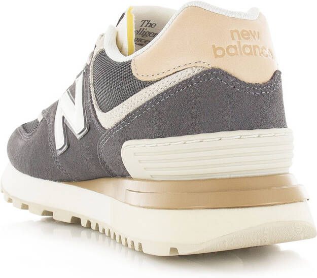 New Balance 574 Grijs Suede Lage sneakers Heren