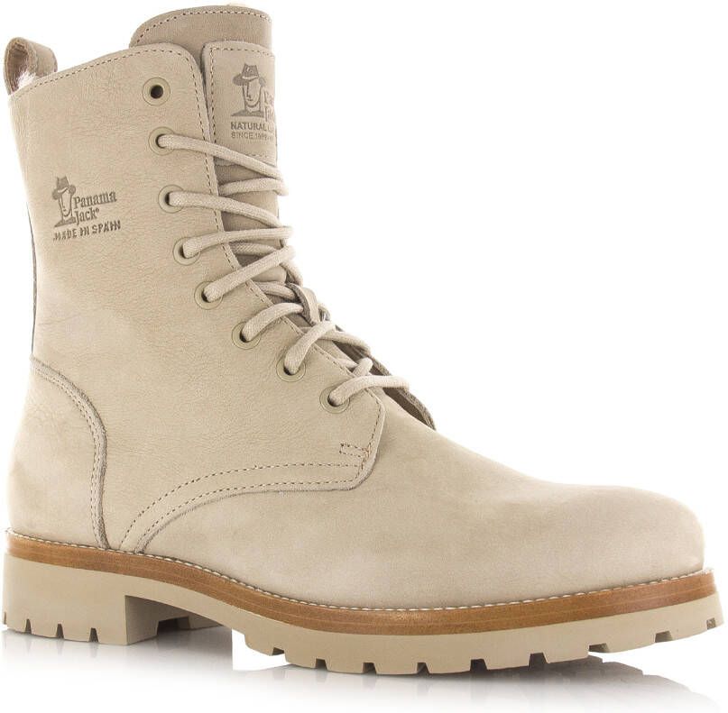 PANAMA JACK nubuck veterboots beige Nubuck Veterboots Dames