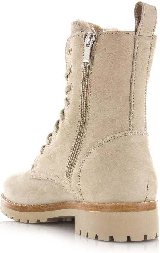 PANAMA JACK nubuck veterboots beige Nubuck Veterboots Dames