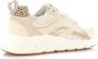 POELMAN beige sneakers van mesh Beige Mesh Lage sneakers Dames - Thumbnail 6