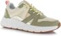 PS Poelman POSH by Poelman Carocel chunky sneakers groen ecru - Thumbnail 5