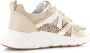 POELMAN C18582X9PSH25 Beige Goud Beige Mesh Lage sneakers Dames - Thumbnail 5