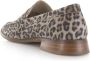 PS Poelman Vorde leren loafers met panterprint bruin - Thumbnail 7